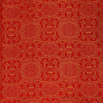 Auspicious Jacquard Brocade Fabric: 59"W Thangka Embroidery, Bohemia Decor