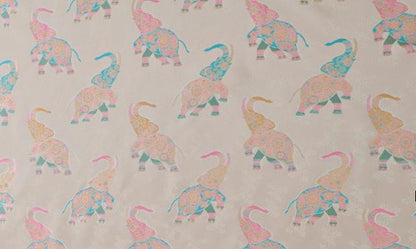 Elephant Brocade Fabric: 59"W Rayon Blend, Sewing & Upholstery
