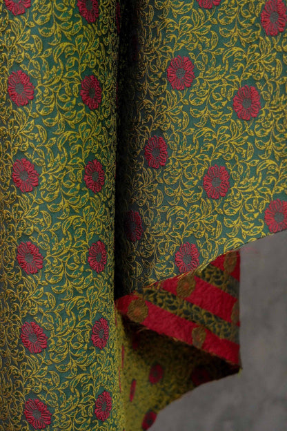Tissu jacquard floral baroque en relief, brocart de style palais pour ameublement, largeur 63 pouces