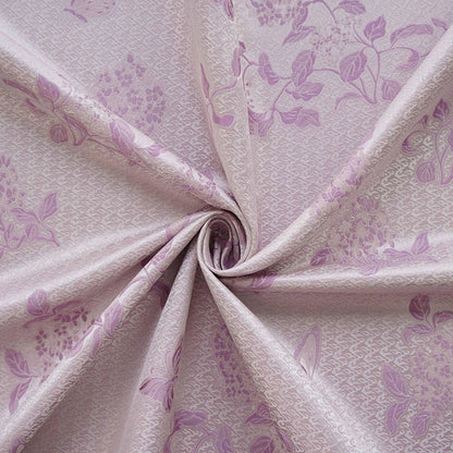 Tissu jacquard à motifs floraux avec fil doré : largeur 165 cm, ameublement et couture