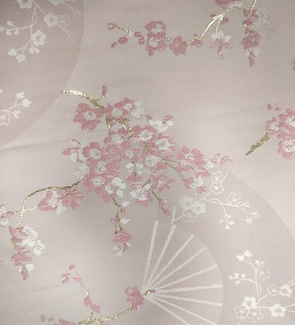 Tissu brocart à fleurs de prunier rouge : Matériel de couture pour cheongsam qipao