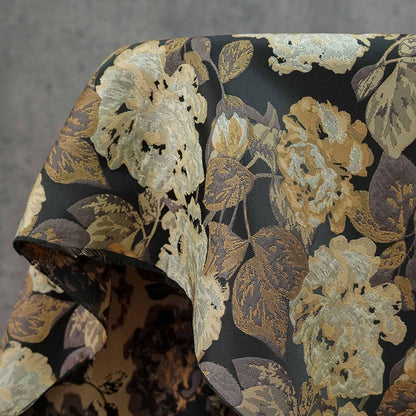 Abstract Floral Jacquard Fabric: 3D Texture Upholstery & Sewing - 60" Wide