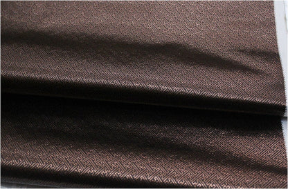Tissu brocart or et argent : petits carrés, tissu pour robe de costume (29,5 po de largeur)