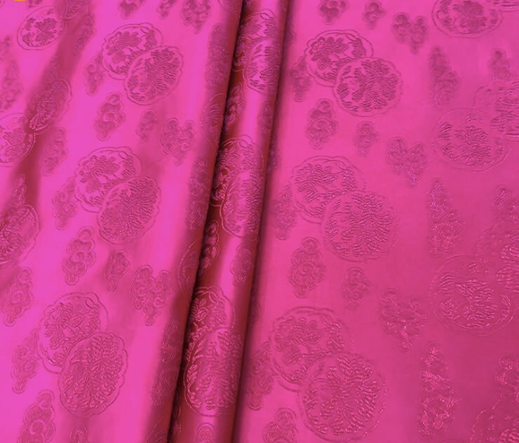 Cloud Brocade Jacquard Fabric: Costume Dress, Home Decor (29.5" Wide)