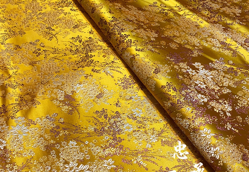 Chinese Brocade Fabric: Silk Rayon Blend for Cheongsam, Qipao