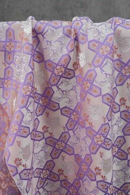 Song Brocade Woven Vest Fabric ��� Traditional Chinese Jacquard Material for Clothing & Craf"Wide