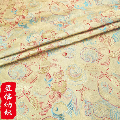 Butterfly Peony Brocade Fabric: 59" Wide Rayon Quilting