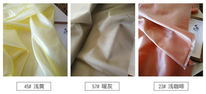 Two Tone Silky Taffeta Fabric: Chameleon Reflective Polyester, 59"W - By The Meter