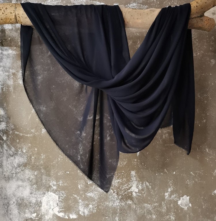 Sheer Chiffon Fabric: Soft Light Drape, 59" Wide
