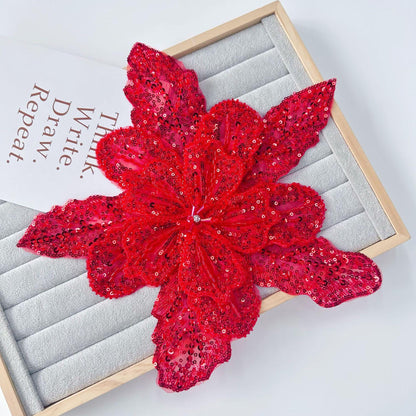 3D Floral Lace Appliqu��: Sew-On Flower Patch with Beads & Seq