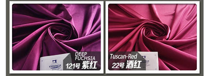 Satin Silk Fabric: 59" Wide Solid Colors, Dress & Craft Fabric