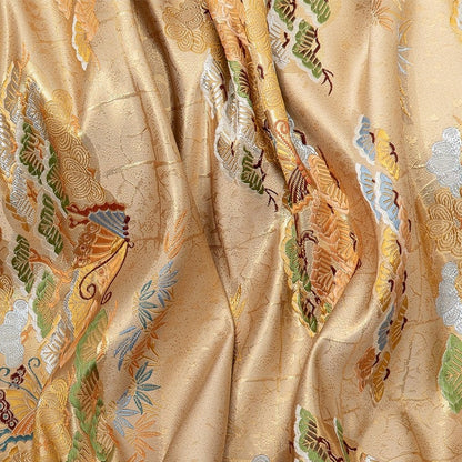 Nishijin Weaving Fabric: Japanese Butterfly Pattern, Upholstery & Costume Fabric