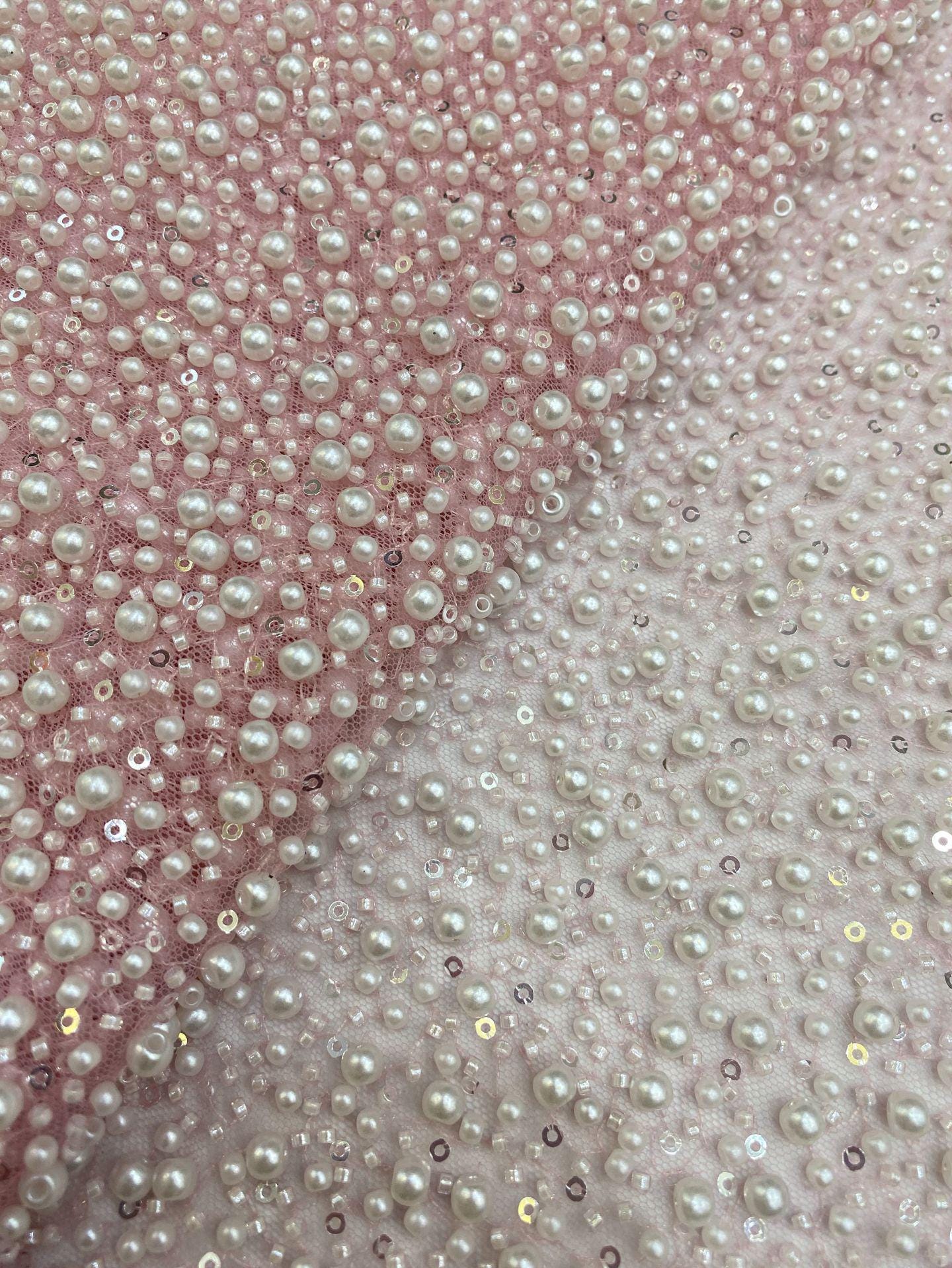 Beaded French Lace Fabric ��� Bridal Wedding Dre" Wide