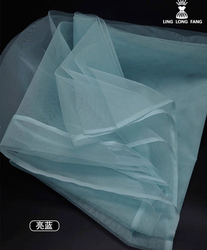 Tissu organza rigide : 157 cm de large (matériel pour robes de créateurs et loisirs créatifs)