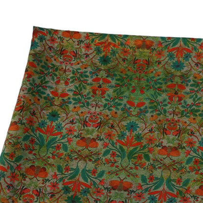 Floral Rayon Blend Fabric | Spring Trail Print, 59"W