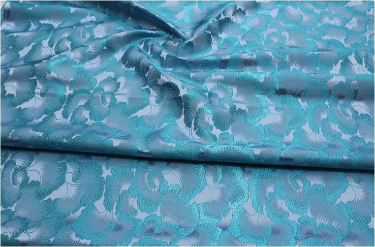 Ginkgo Biloba Brocade Fabric: Chinese Cheongsam Cushion Fabric (29.5"W)