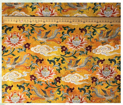 Tissu jacquard floral Phoenix ��� Rayonne Si" Large