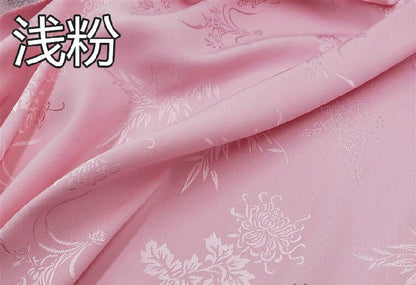 Floral Jacquard Brocade Satin Fabric - 60" Wide Cosplay Costume Material