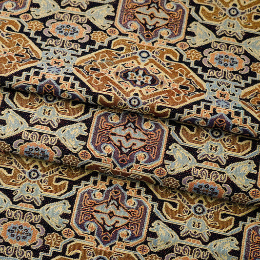 Tissu brocart Kinran 55 po de large au mètre : kimono japonais, ameublement et couture