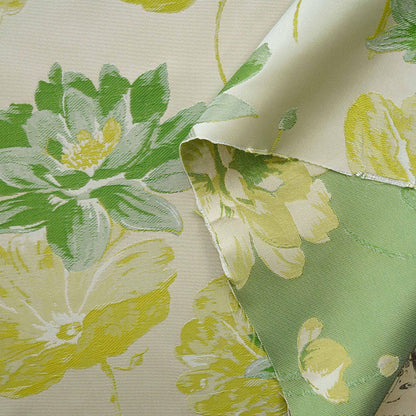 Floral Jacquard Fabric: Retro Palace Damask Deco, 59" Wide