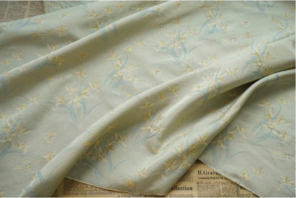 Floral Jacquard Woven Fabric: Reversible Embossed Upholstery, 59"W