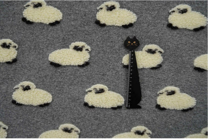 Grey Lamb Velvet Fabric: Plush Polyester Upholstery, 63" Wide - By The Yard