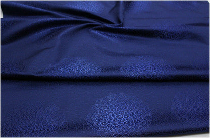 Cloud Brocade Fabric: Red & Blue Jacquard, Costume Dress Material
