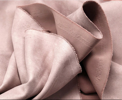 Tissu extensible en imitation daim : mélange de polyester et d’élasthanne, largeur 147 cm