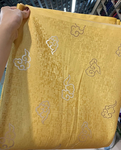Flying Nimbus Silk Brocade Fabric: 29.5" Wide Jacquard, Costume Dress Material