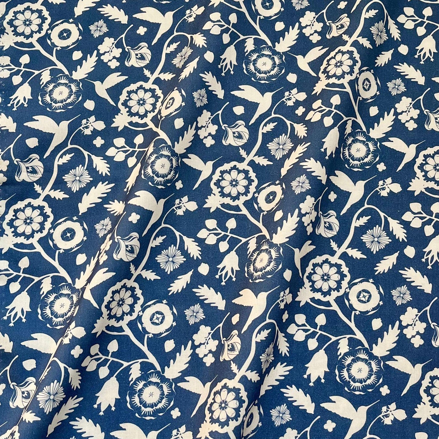 Hand Printed Cotton Sewing Fabric: Indian Quilting & Apparel