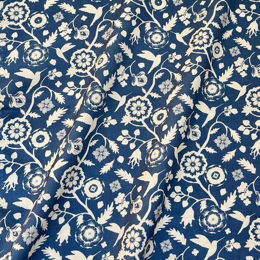 Hand Printed Cotton Sewing Fabric: Indian Quilting & Apparel