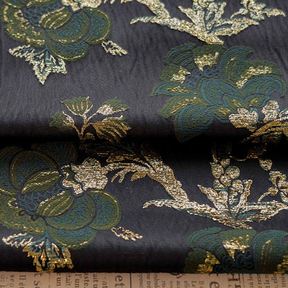 Gold Thread Jacquard Fabric: 3D Texture Upholstery, Costume, & Handbag Material