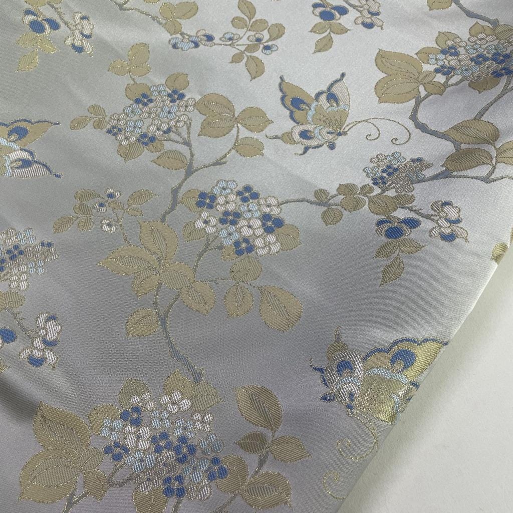 Butterfly Silk Brocade Fabric: 55"W Rayon Blend, Sewing & Upholstery