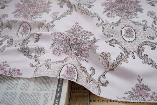 Retro Palace Style Brocade Jacquard Fabric: 59"W Polyester Upholstery