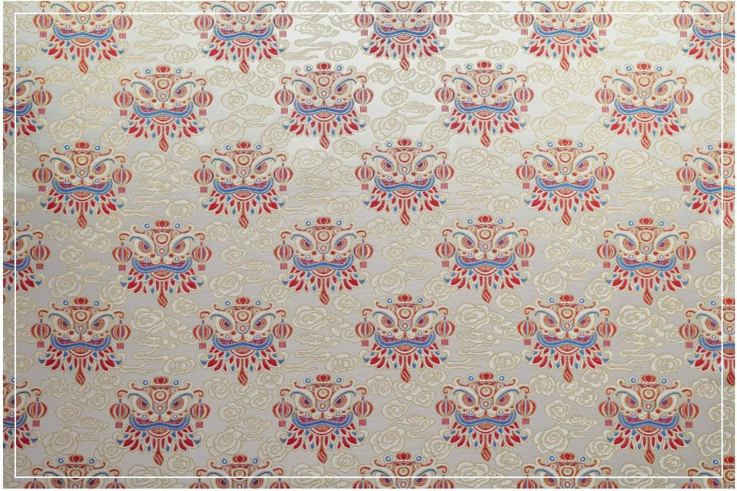 Song Brocade Fabric: Baoxiang Gold Thread Jacquard - Emperor Robe Style