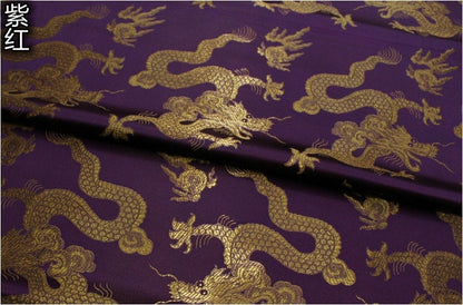 Silk Dragon Brocade Fabric: Cheongsam Sewing Material