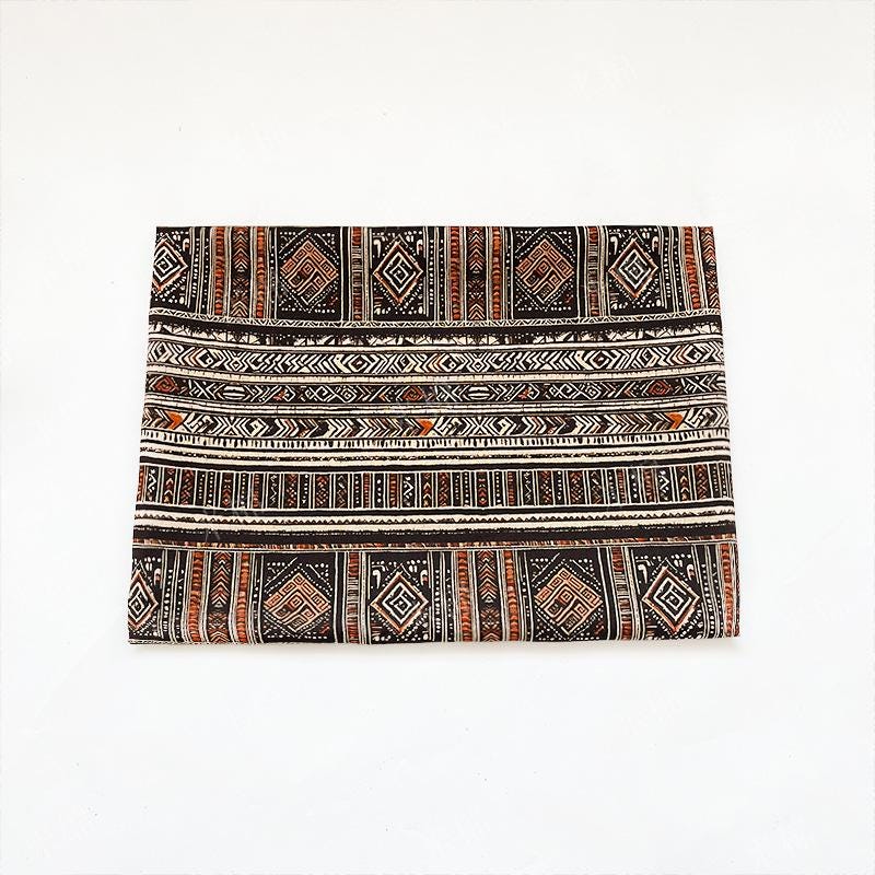 Ethnic Striped Cotton Fabric: Sewing Material (56" Wide)