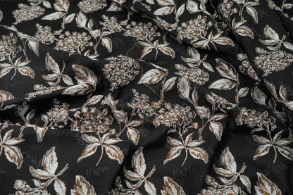 Retro Floral Jacquard Fabric: 49" Wide Polyester Upholstery & Costume DIY