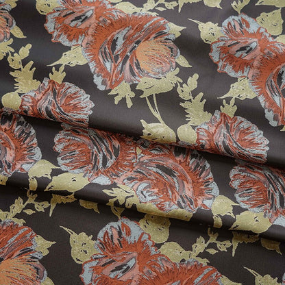 Floral Jacquard Woven Fabric: Upholstery, Costume, & Decor (59"W)