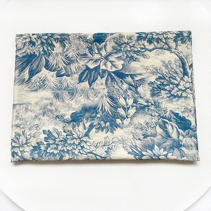 Bohemian Printed Cotton Tablecloth: 59" Wide Sustainable Fabric