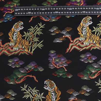 Tiger Jacquard Brocade Fabric: Chinese Embroidery Silk (59" Width)