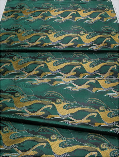 Waves KINRAN Jacquard Fabric: Japanese Style Sewing Material