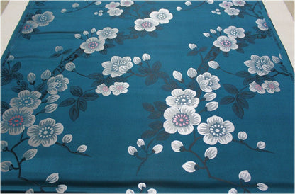 Plum Blossom Brocade Fabric: 29.5" Wide Silk Rayon Jacquard