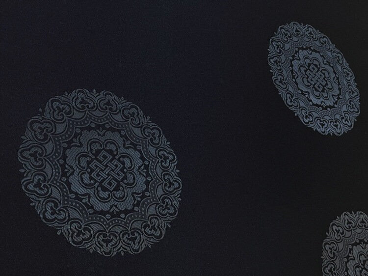 Tissu brocart de soie : style mongol-tibétain, largeur 75 cm, tissu cheongsam en rayonne