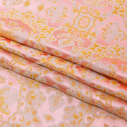Damask Weaving Fabric: 59"W Rayon Blend, Butterfly Pattern