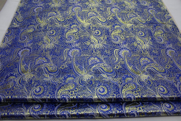 Tissu brocart satiné : revêtement floral, Cheongsam Qipao (largeur 29,5")
