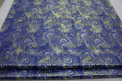 Tissu brocart satiné : revêtement floral, Cheongsam Qipao (largeur 29,5")