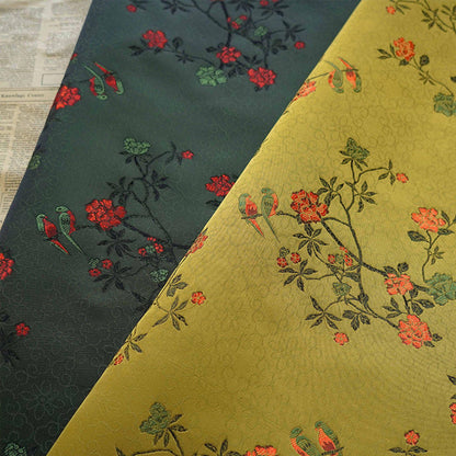 Floral Brocade Fabric: 59"W Polyester Rayon Blend, Costume Decor