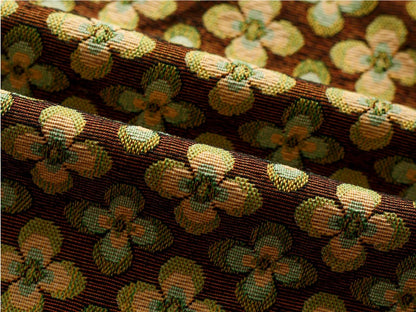 Floral Jacquard Upholstery Fabric: Victorian Edwardian Style, 59" Wide