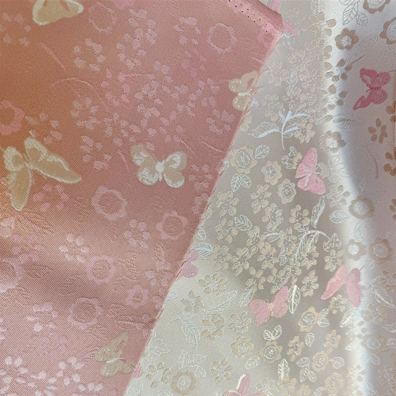 Tissu brocart jacquard à motif floral : mélange de rayonne de 150 cm de large pour la couture et le rembourrage